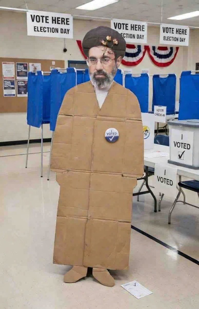 American__Sam's tweet photo. @RepBoebert 🚨BREAKING

Iran’s Supreme Leader and his deceased father are both expected to vote Democrat this November. https://t.co/Ma7rMzuXGm