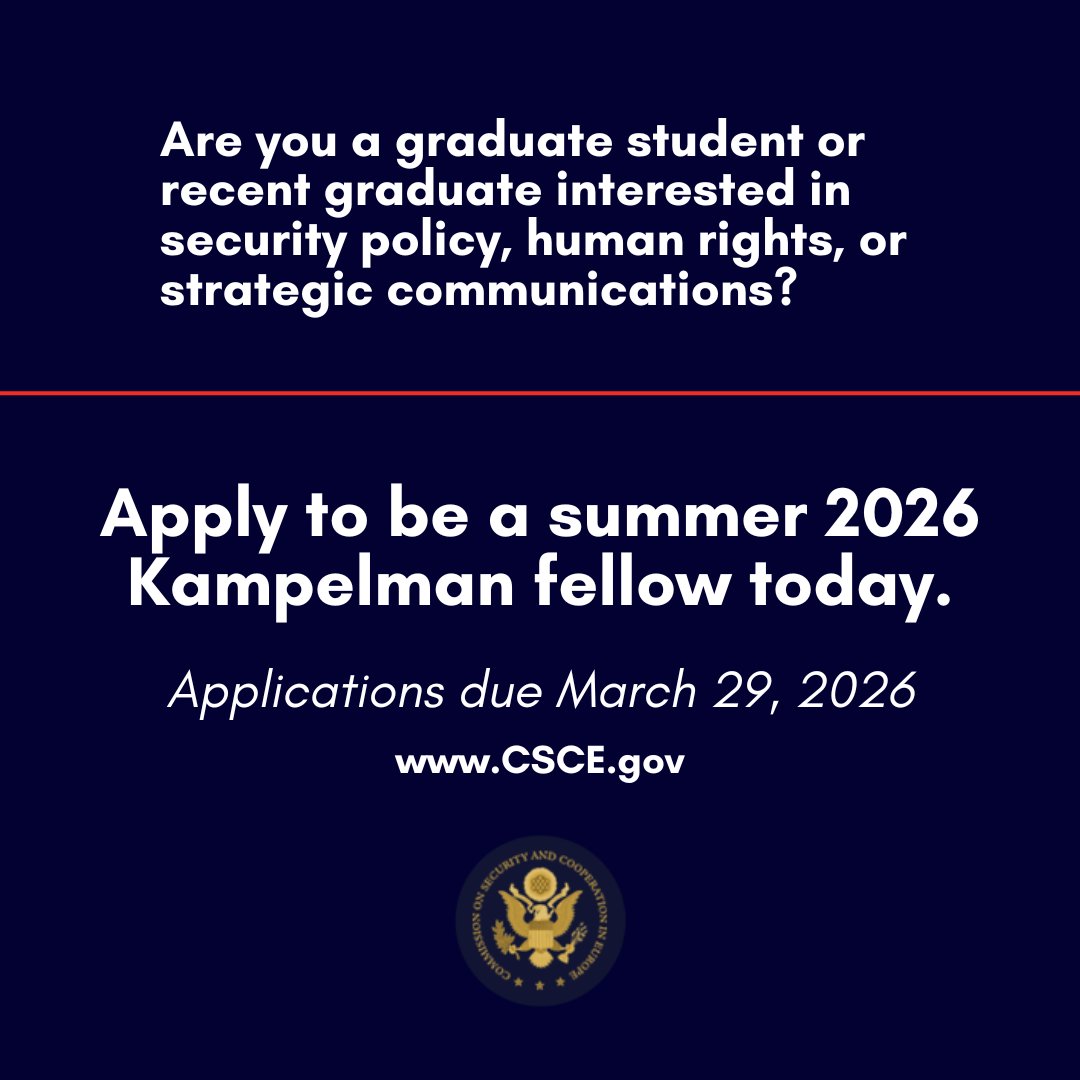 U.S. Helsinki Commission tweet media