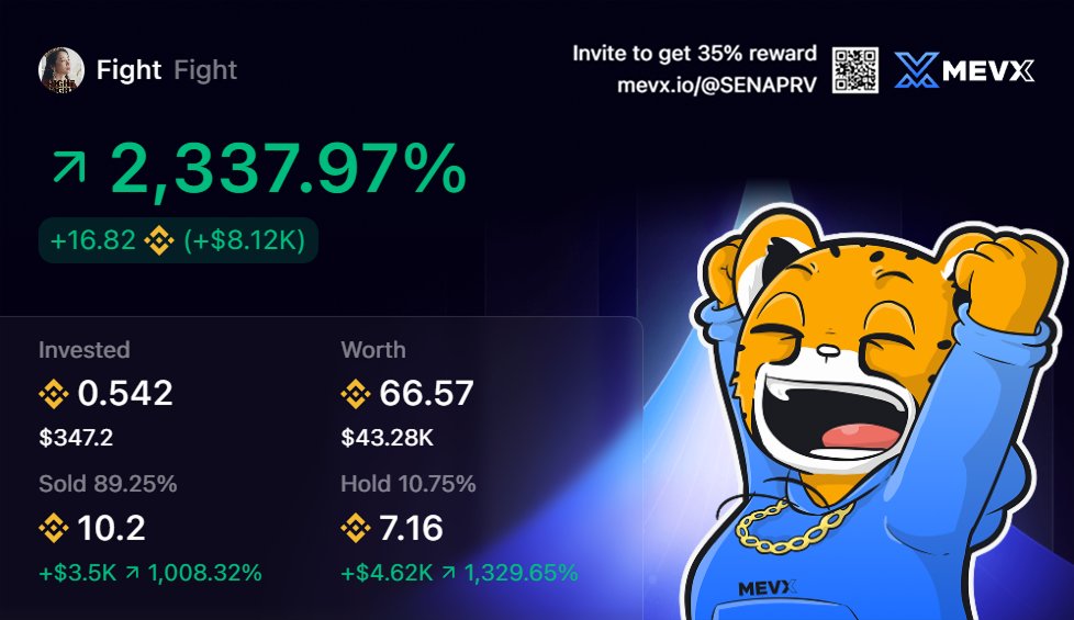 🪙  A Good gem $Fight

0xe683A48Df543D68ed96d53Dd1fDa73ccbd144444

We love BSC 📈

👁‍🗨 Call at :
t.me/AstroX_Onchain…

➡️ Live Trading : 
t.me/AstroXPro_Bot?…