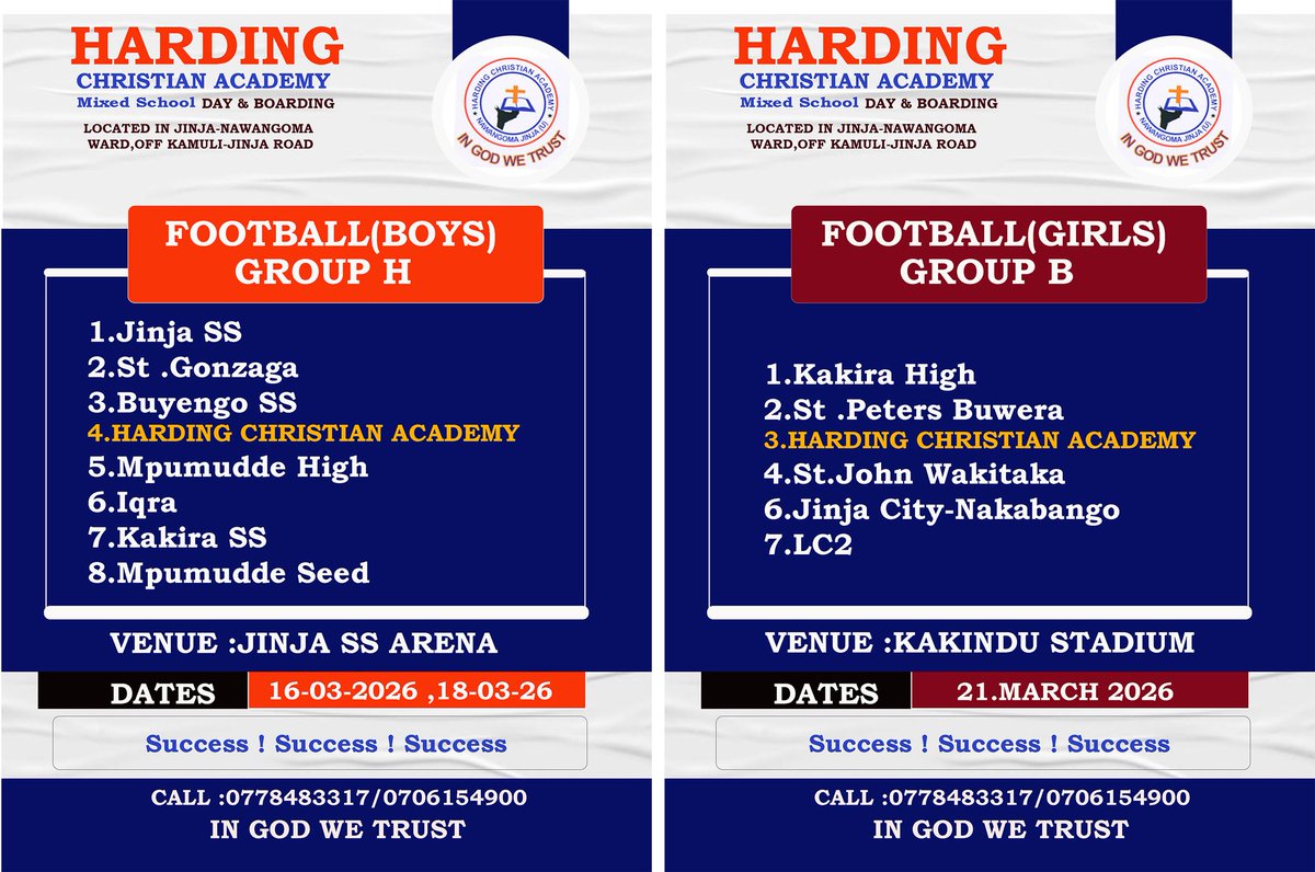 Harding Christian Academy -Jinja Eastern Uganda tweet media