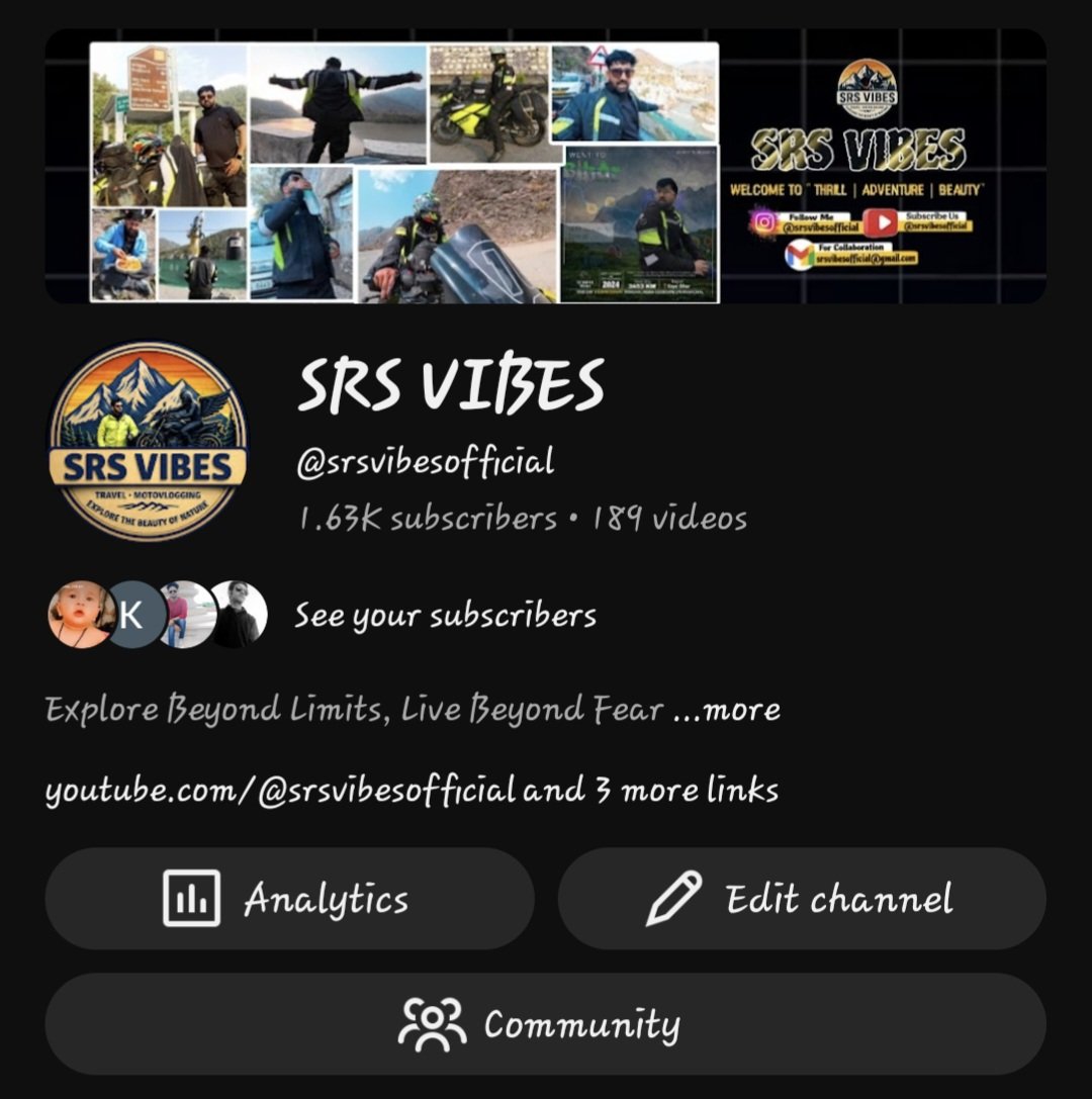 ElectronicsGlo2's tweet photo. @YouTubeIndia Best Under-rated Youtube channel for Travel by Bike. https://t.co/CkOgUtgik0