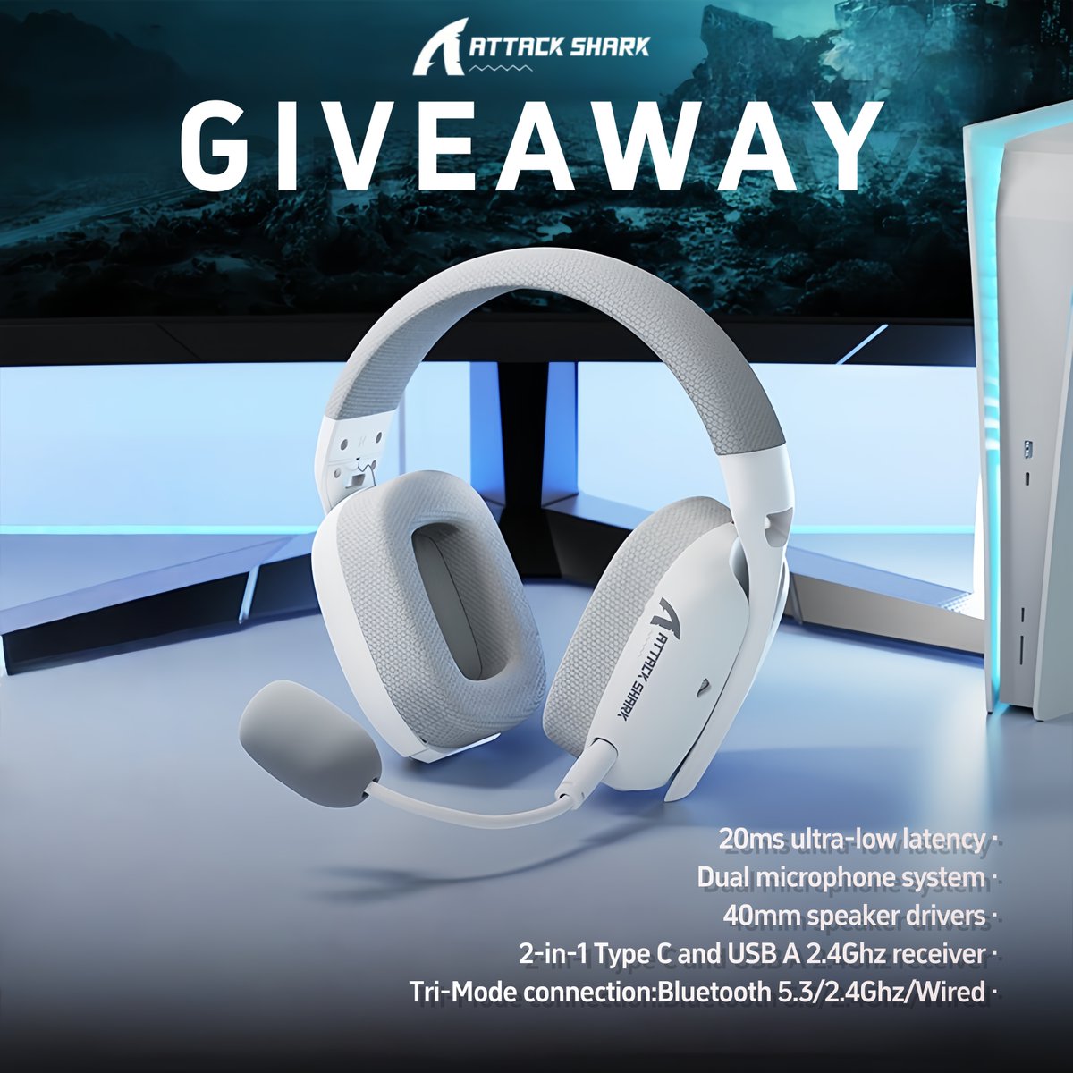 ATTACK SHARK AU tweet media