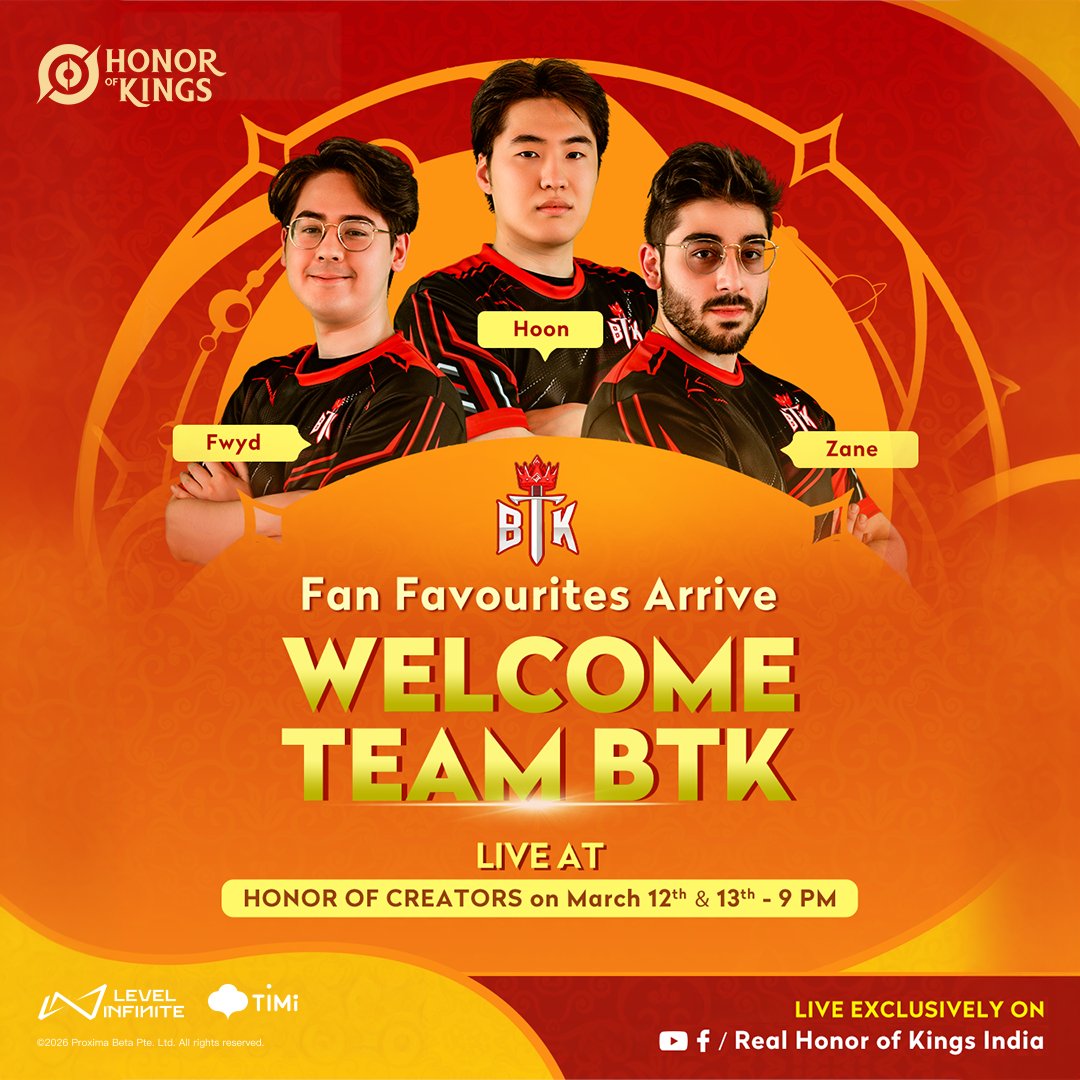 Real Honor of Kings India tweet media