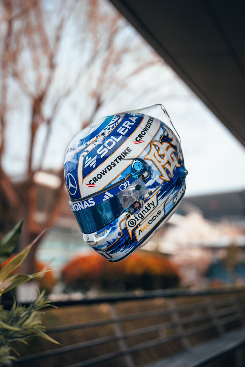 George Russell tweet media