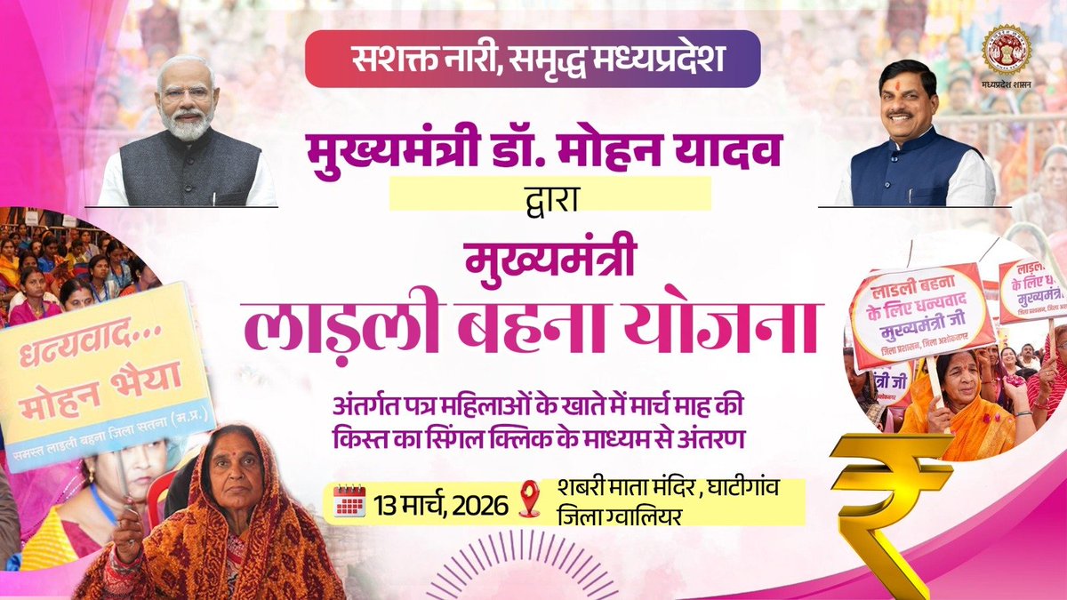 Women & Child Development Department, MP tweet media