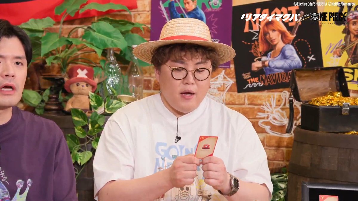 マクドナルド【実写版ワンピースTシャツ】グランドラインクイズキャンペーン