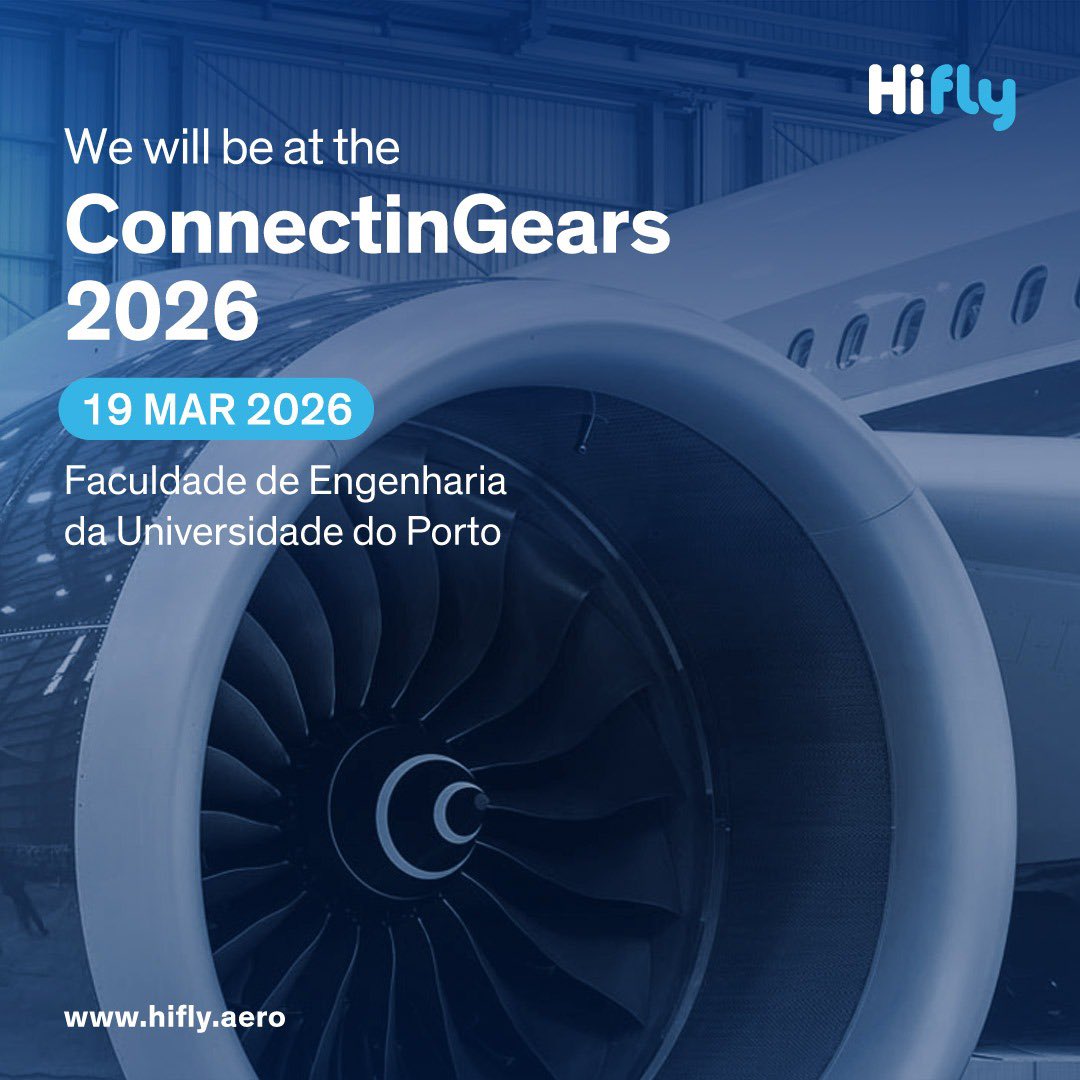 hifly_airline's tweet photo. ✈️ Hi Fly is attending the “ConnectinGears”.

Join us on 19 March at the Faculdade de Engenharia da Universidade do Porto for a unique opportunity to learn about our exciting projects and career paths in the aviation industry.

#HiFly #Connectingears #UniversidadedoPorto #FEUP https://t.co/garpudtrBj