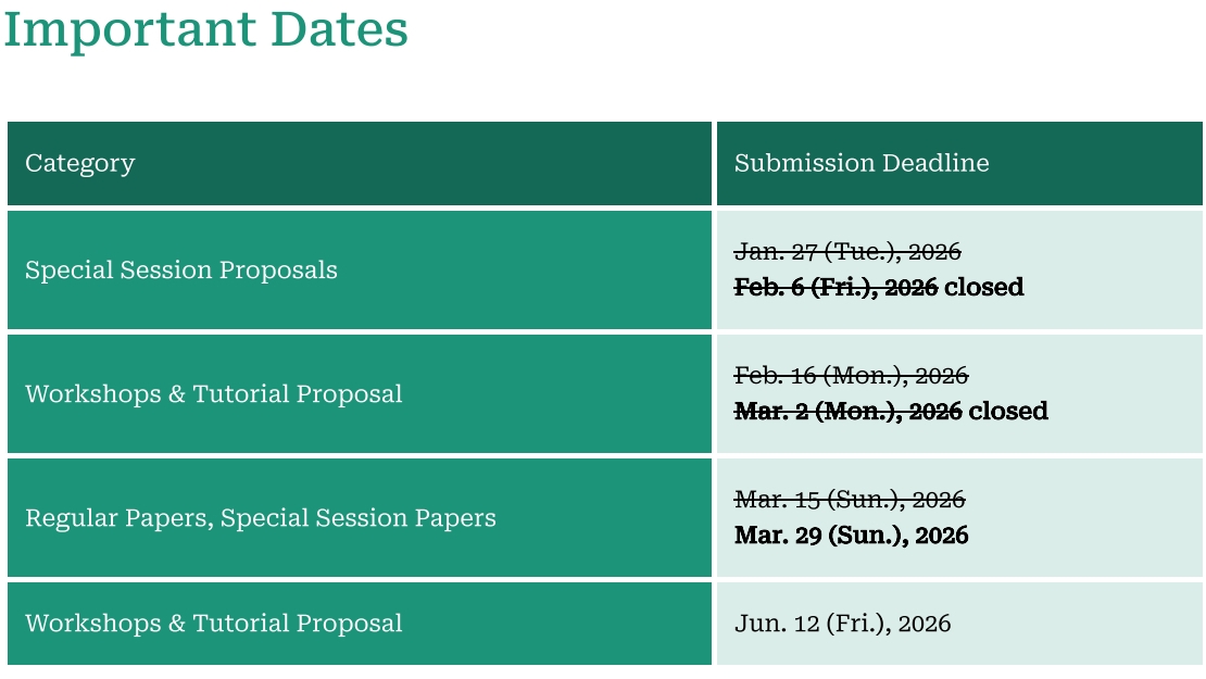 ieeeroman's tweet photo. The paper submission deadline has been extended to March 29, 2026. https://t.co/sVEdBt1Dc2
