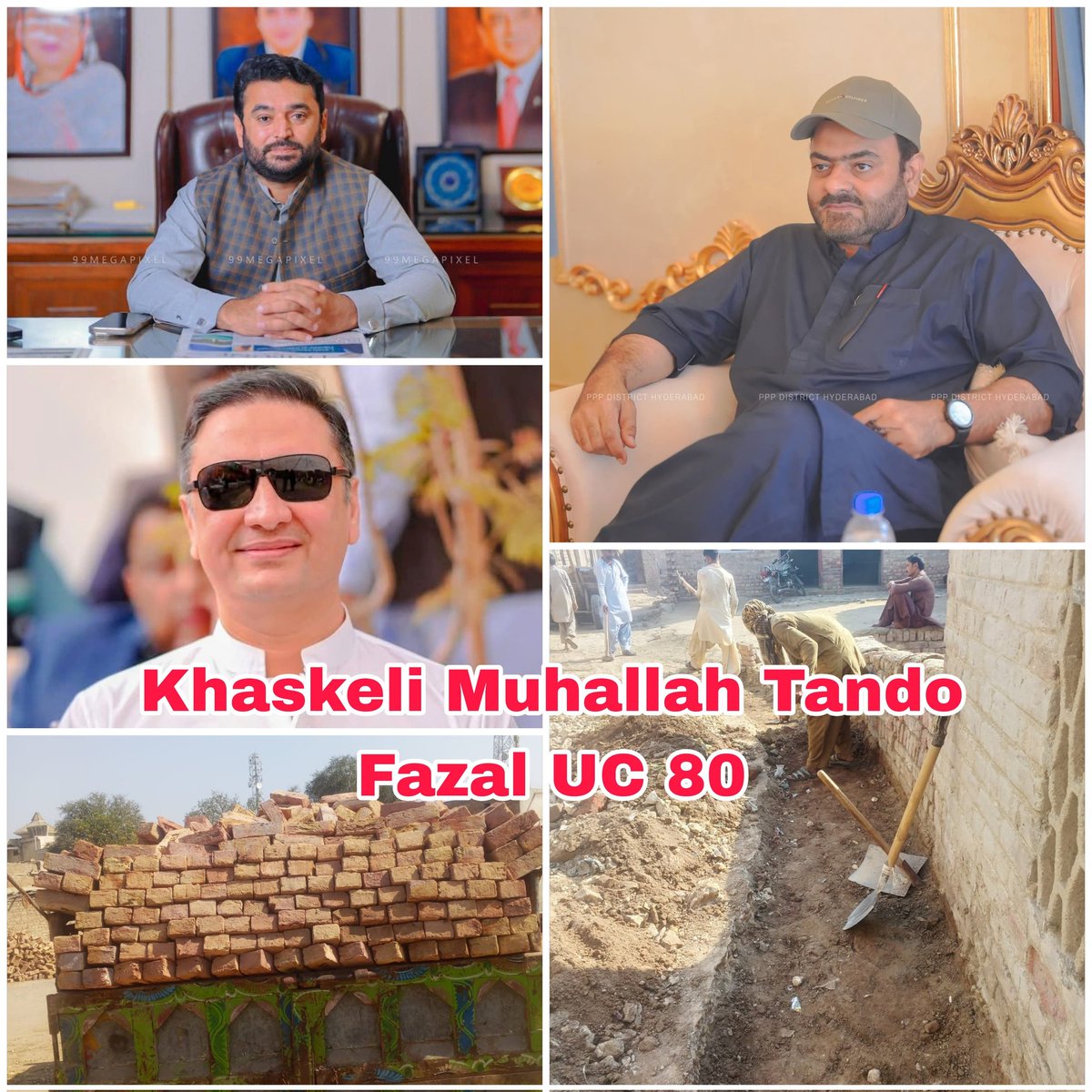 NisarSolangi21's tweet photo. With the efforts of President @PPP_Org District Hyderabad MNA @TariqSJamotPPP, PPP leader Hyderabad SyedHassanAliShah, and the support of Mayor Hyderabad @KashifShoroPPP development work has started in Khaskeli Muhallah, Tando Fazal, UC-80 Hyderabad
#DevelopmentWorkNA218 https://t.co/tIXdEqizPC