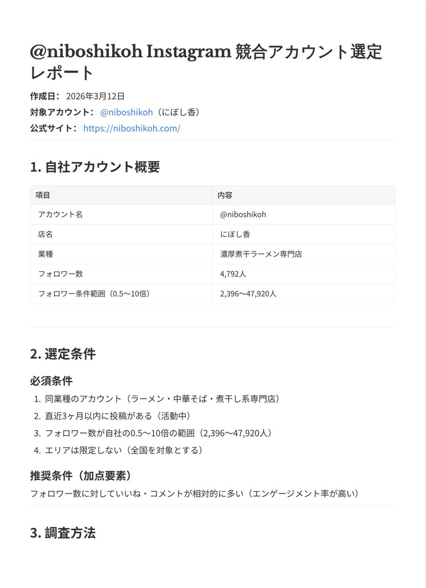 昇平さんがツイートしてたこれ👇
試しにやってみました〜！

今まで悩んでた時間はなんだったんだ...
改めてAI優秀すぎる🥹

もっと業務効率化するために
どんどんAI取り入れてこう🙌

#デイトラ　#デイトラコミュニティ