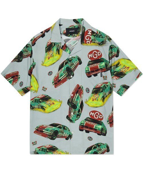 junhanfits's tweet photo. MAHAGRID (マハグリッド) Racing Car Open Collar Half Sleeve Shirt https://t.co/ypSr9Qs0JZ
