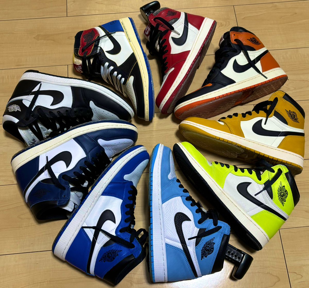 黒スウッシュのAJ1
ほんまにカッコイイ、好き🥹
 #AJ1  #jordan