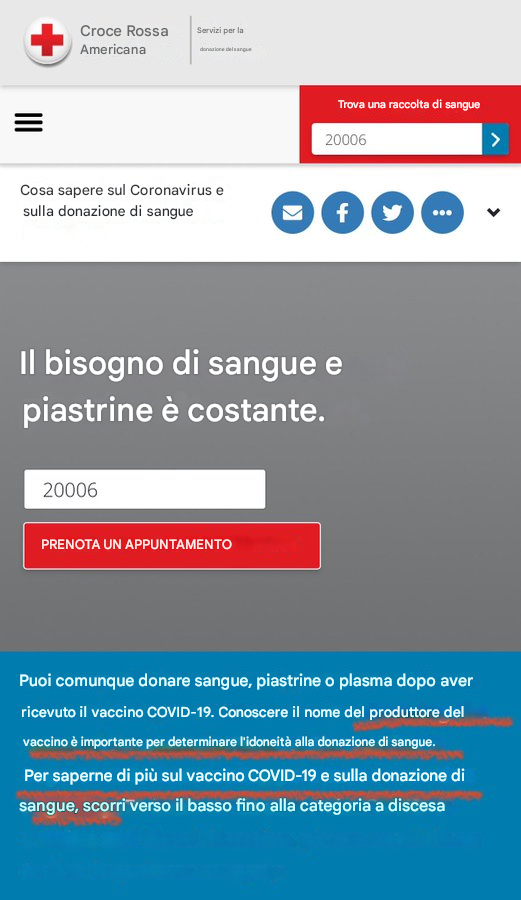 Perché la Croce Rossa dovrebbe conoscere il produttore del vaccino anti-Covid dei donatori di sangue, per decidere se sono "idonei" a donare il sangue?  

A pensar  male si fa peccato...