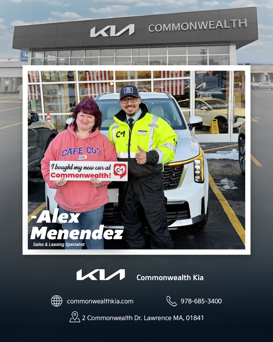 shopuslast's tweet image. 🎉 Welcome to the Commonwealth family! 

A huge thank you to our newest customers for choosing Commonwealth for their new rides. We’re excited for you both and hope you enjoy every mile ahead!

Thank you for shopping with us! 💙

#HappyCustomer #ShopUsLast #LawrenceMA