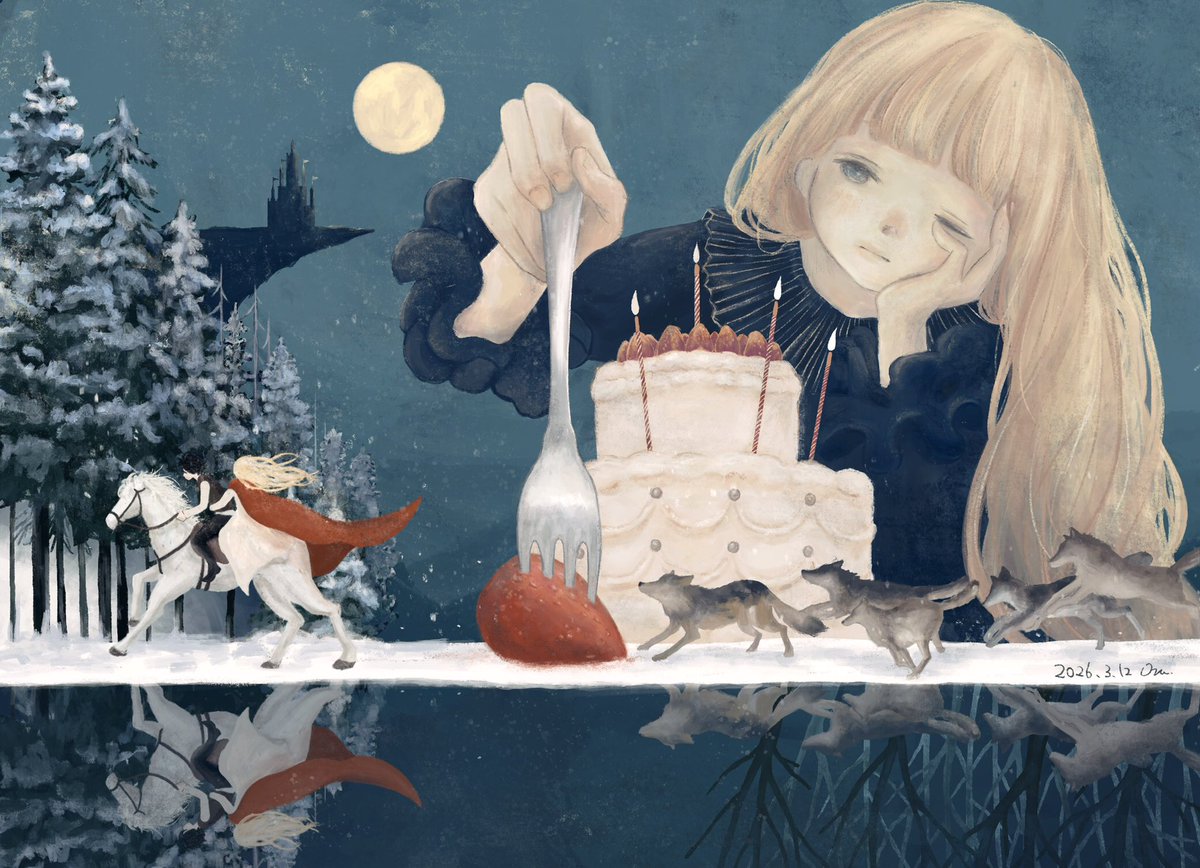 #春の創作クラスタフォロー祭り
#絵描きさんと繋がりたい
🌕🏰🐎🍓🐺🌲
いつか巡り巡って