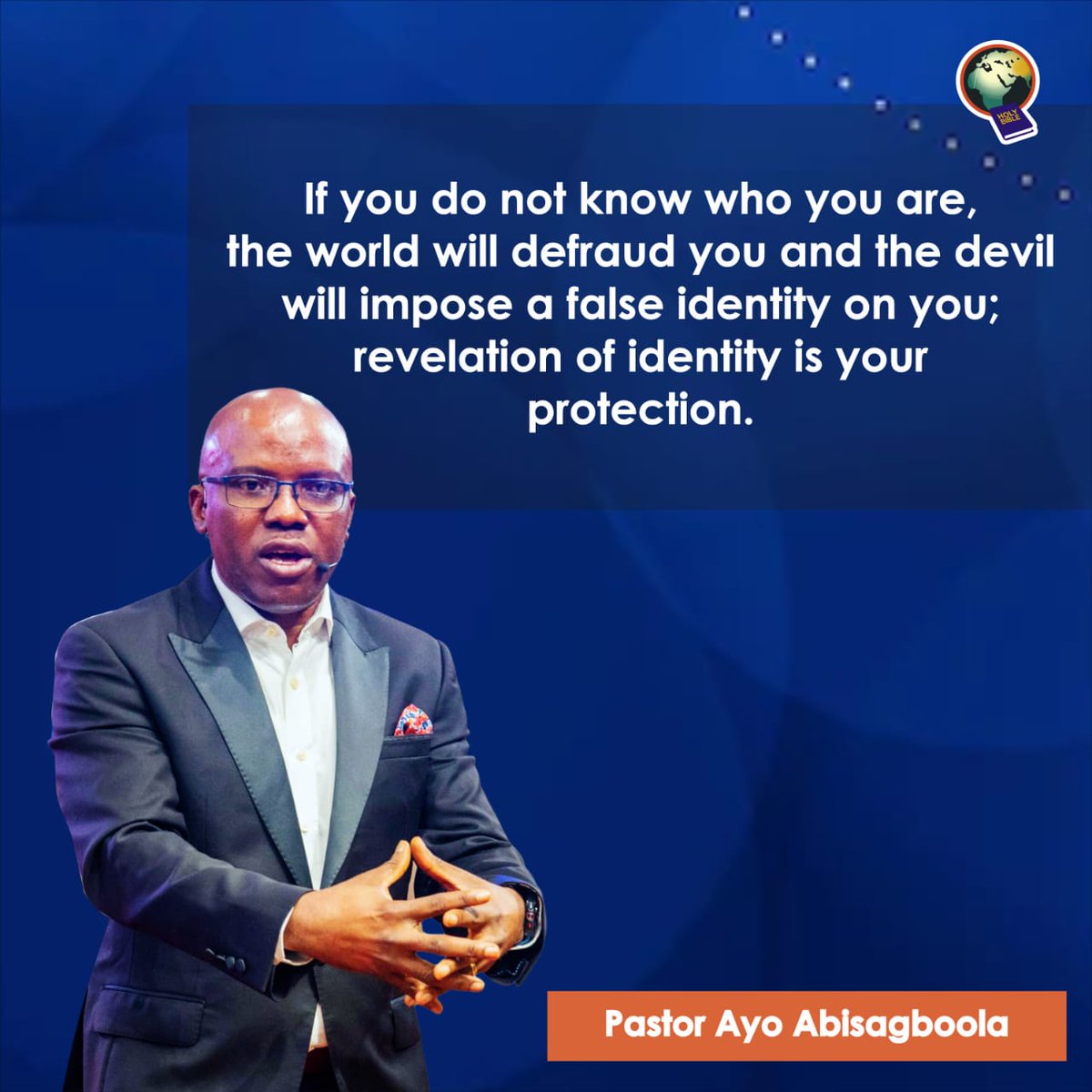 CCCILagos's tweet photo. ✨ Today's Identity Nugget 

If you do not know who you are, the world will defraud you and the devil will impose a false identity on you.

📖 Hosea 4:6
“My people are destroyed for lack of knowledge…"

#IdentityInChrist #MarchForIdentity #IdentityCoach #CCCILagos https://t.co/ht263jAwCH