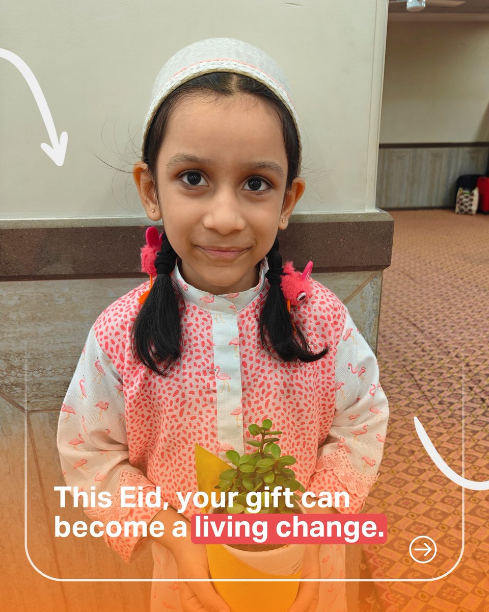 BFI_environment's tweet photo. What if this Eid’s Eidi could do more? 
Instead of a gift that fades, give an Eidi that creates lasting impact. A small act of giving today can grow into something meaningful for the future. Celebrate Eid by sharing joy that goes beyond the moment.

@ProjectRiseDB

#GiftATree https://t.co/qs5dGk6OKM