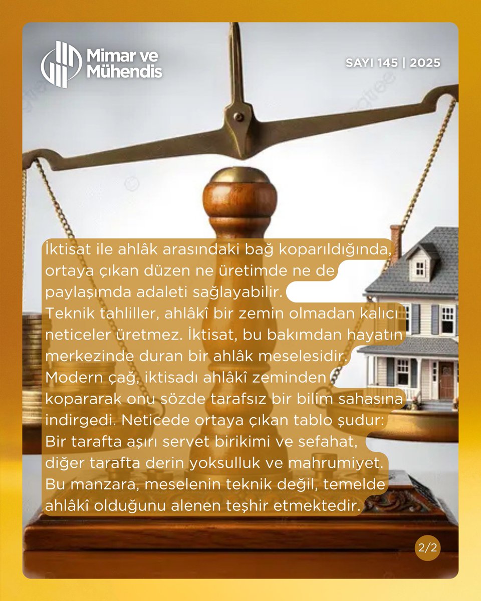 Mimar ve Mühendis Dergisi tweet media