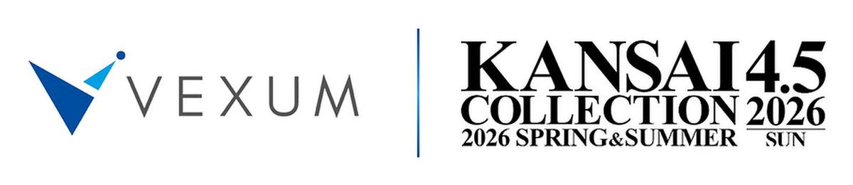 PRTIMES_ETM's tweet photo. 株式会社VEXUMが「KANSAI COLLECTION 2026 SPRING &amp; SUMMER」のメインスポンサーに就任！ https://t.co/lFWB4pAJYg https://t.co/dDe8GaZyhH