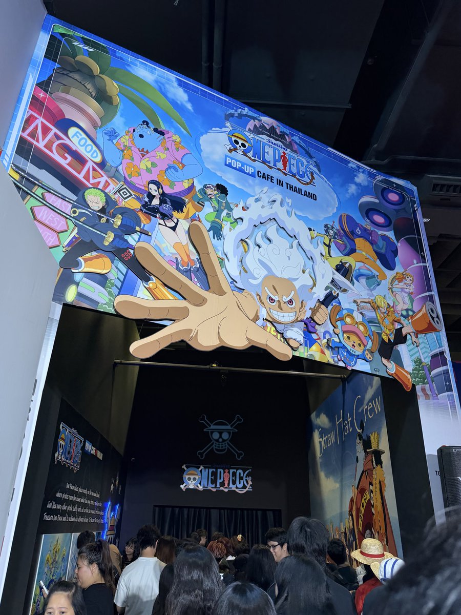 Khunnminho's tweet photo. “ONE PIECE POP-UP CAFE IN THAILAND”
ที่ ICONSIAM
- แลนด์มาร์ก Monkey D. Luffy สูง 5 เมตร
- โซน Egghead Island
- โซน Wano Country
- คาเฟ่ธีมวันพีซ
และ Rally Stamp
เข้าชมฟรี ถึง 31 ต.ค.
#ONEPIECEPopUpCafeInThailand
#ONEPIECE #ICONSIAM #ONEPIECETH https://t.co/UKCyxsQIor
