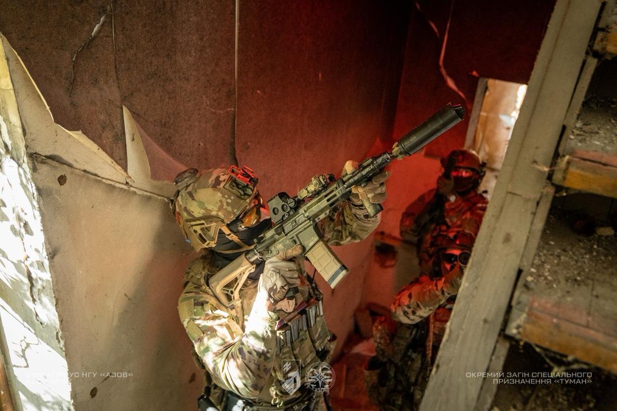 Azov Recon The new 'Tuman' unit of the Ukrainian 1st Azov Corps focused on ...