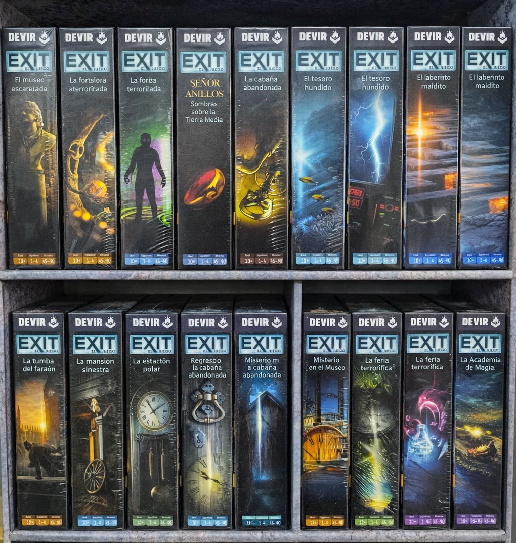 🔎REPOSICIÓN #EXIT 🕵️‍♂️
Ahora mismo tenemos en stock todos los títulos que hay disponibles
Ideales para una tarde diferente con amigos/familia
👉lamaquinadeltemps.com

#badalona #juegosdemesa