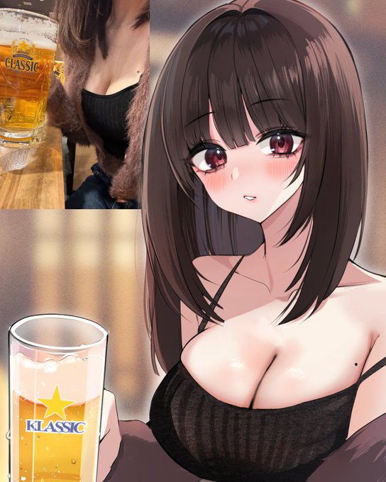 作者をモデルにキャラ描いてみた 