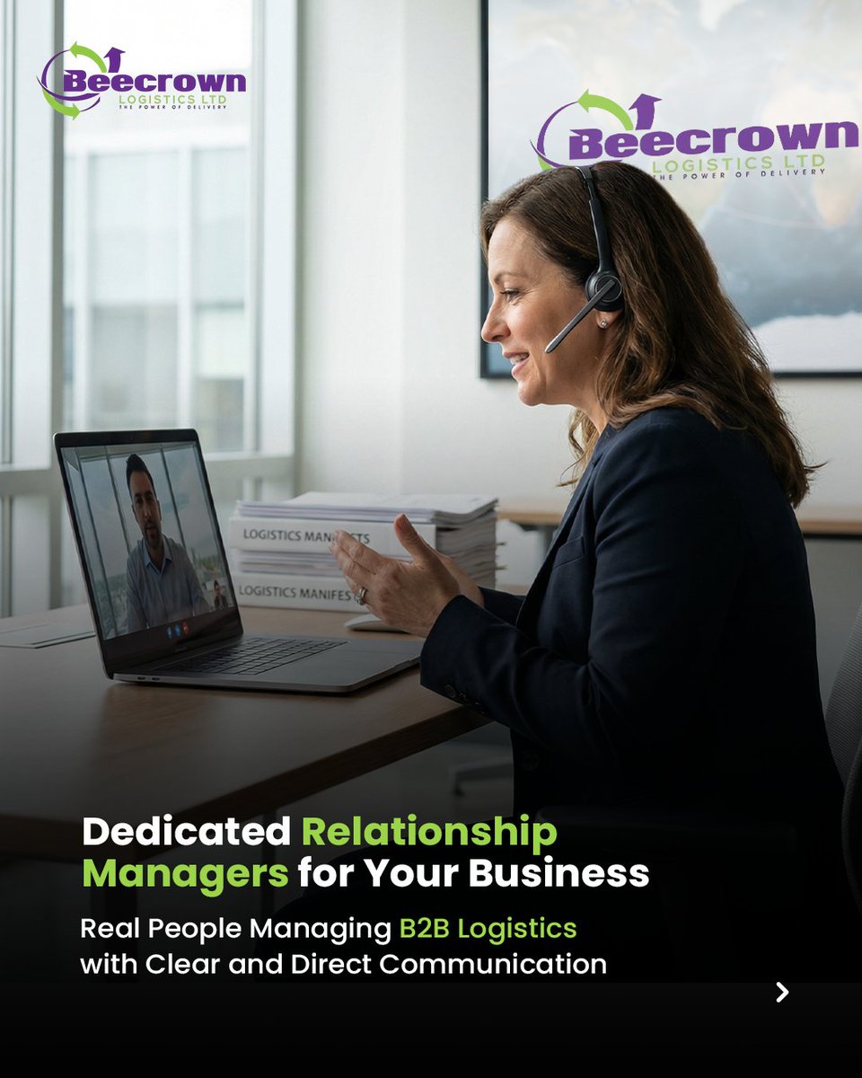 bcrownofficial's tweet image. 🚚 In logistics, speed matters — but communication matters even more. At BeeCrown Logistics, every client is supported by a dedicated Relationship Manager. No automated replies. 
Connect with us: beecrownlogistics.com

#BeeCrownLogistics #UKLogistics #CourierServices
