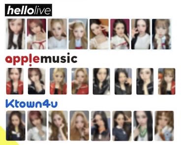 Hearts2Hearts RUDE 📍ラキドロ 2次 特典 ・HELLOLIVE ・APPLEMUSIC
