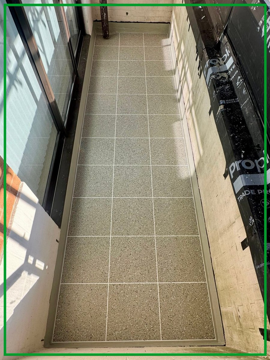 westwoodliquid's tweet image. Another milestone! 💚
@roofing_eclipse have completed two more balconies on our Bournemouth project, expertly installing the tile-effect system for a clean, durable finish.
Great workmanship and happy clients - on to the next phase.
#Roofing #Waterproofing