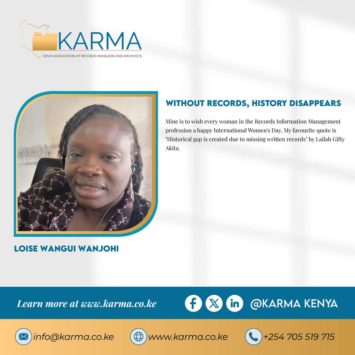 Kenya Association of Records Managers & Archivists tweet media