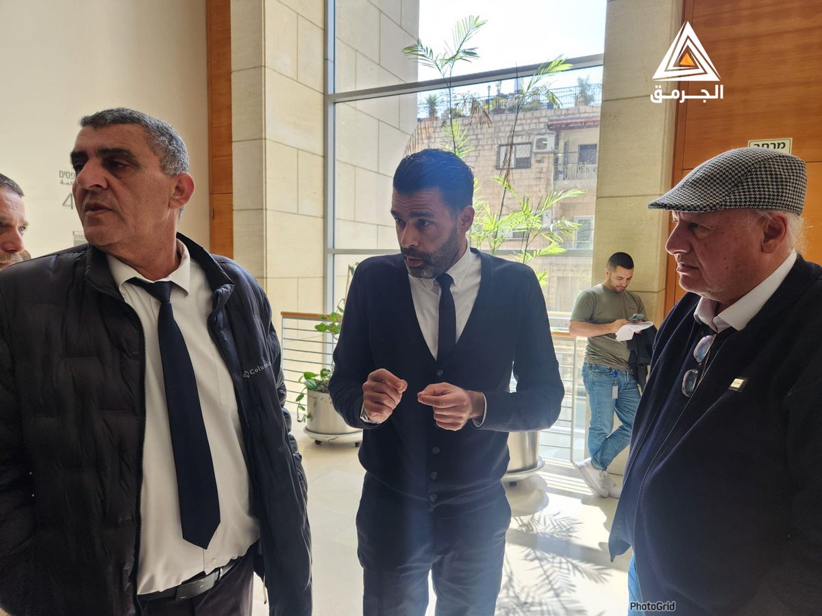 aljarmaqnet's tweet photo. مراسلة الجرمق: انطلاق جلسة محاكمة الناشط تامر خليفة في المحكمة الإسرائيلية بحيفا. https://t.co/JqWVx7gvaO