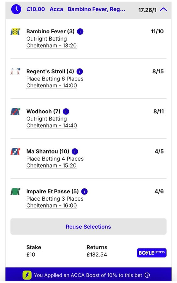 🏇🏼 Tommy's Tips tweet media