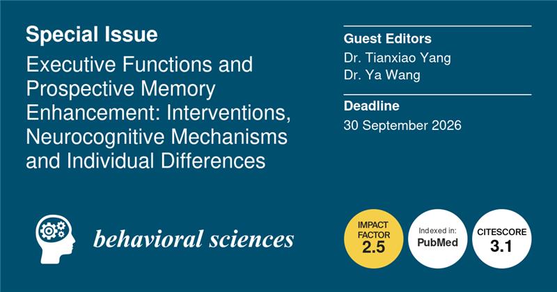Behavioral Sciences MDPI tweet media