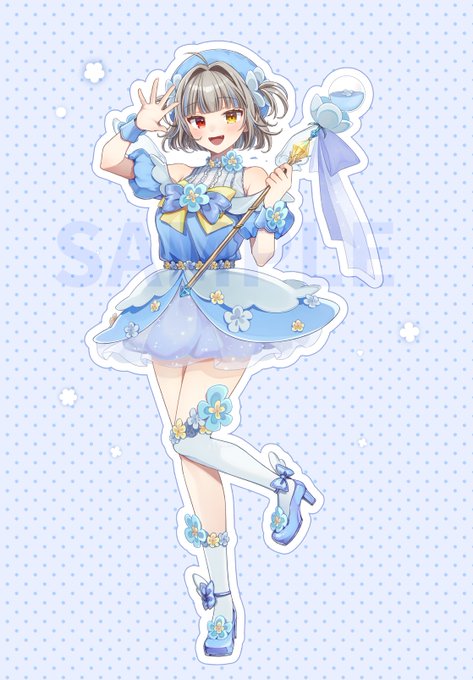 【おしごと】 すずみりん様のキービジュアル描かせていただきました!!!!! キャラデザめちゃかわちくて描くのたのしかった 引用元から是非チェックしてください⇓⇓