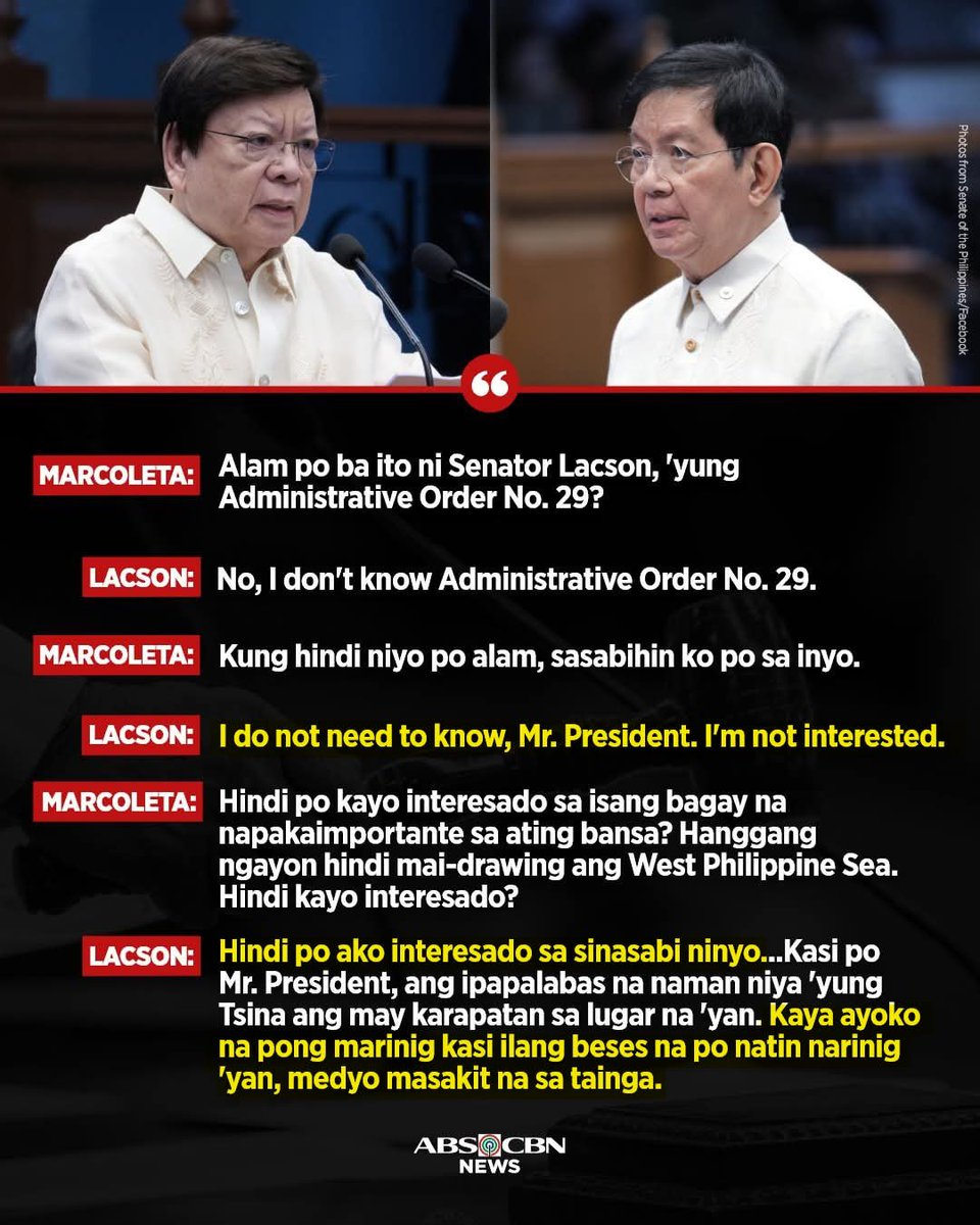 leisbeth_recto's tweet photo. Sinupalpal ni Sen. Lacson si Marcoleta.

Savage. 🤣🔥 https://t.co/sHLOZubTal