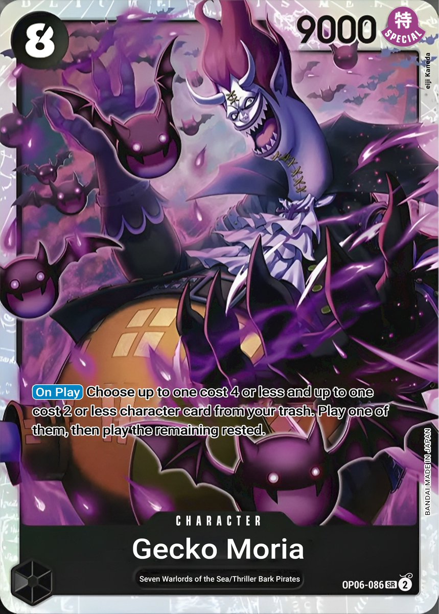 OTK__TCG's tweet photo. After some internal discussions ahead of this weekend’s Ban List, here is the OTK TCG verdict on what needs to happen:

🔓 Unban 8c Moria (At least in Wild format).
🛑 Quasar + Borsa combo is a no-go. Needs a hit.
👑 Imu: Needs a trait-lock to archetype only (Celestials/World Govt).
🍮 Pudding: Ban or Errata. At least let the opponent choose the 5 cards they keep.

Do you agree or are we missing something? 👇