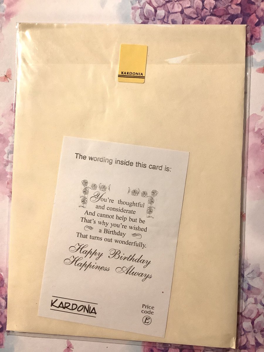 WatsonsVintage's tweet image. ONLY ONE AVAILABLE! RARE Vintage Circa 1980s 'With Lots Of Love Dearest Mum On Your Birthday' Card with Pretty Cut-out Floral and Teapot Design - Sweet Verse - etsy.me/4b5HEZl via @Etsy #VintageCards #BirthdayCards #Mum #TeaLover #FloralDesign #80snostalgia