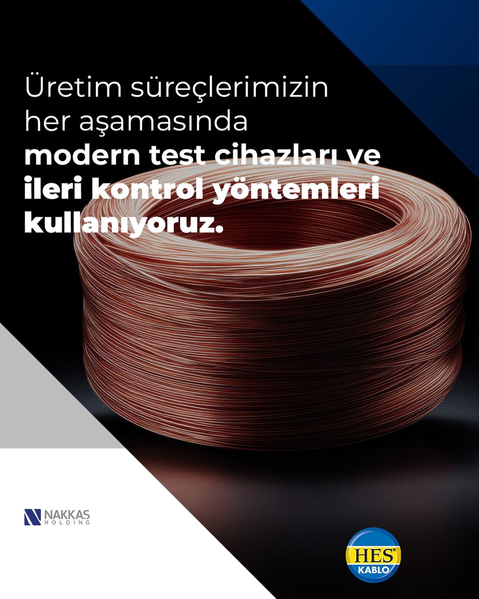 heskablo's tweet photo. HES Kablo üretim tesislerinde;  Modern test cihazları ve ileri kontrol yöntemleri kullanıyoruz.  Her makarada dünya standartlarında titizlik

#heskablo #enerji https://t.co/H11x0gxAUu