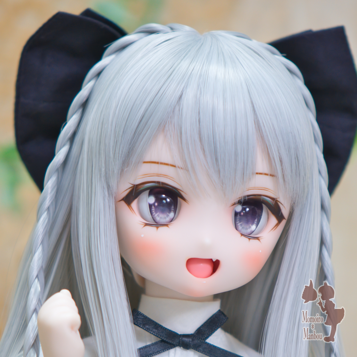 MDD向け カスタム アイ ＋ ヘッド DDH-01 □Momoiro＊Manbou 開口 SW 
