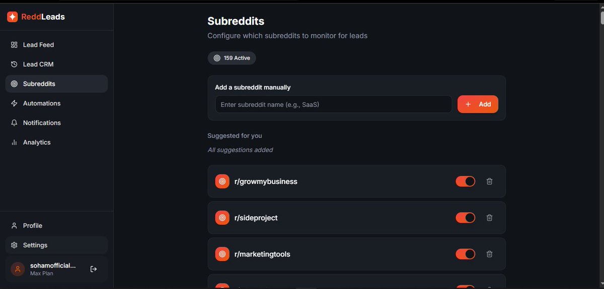 SohamXYZ's tweet photo. Just re-designed the /subreddits/ page for @ReddLeads
Which one do you think is better? 

OLD VS NEW https://t.co/8AHunpHYcc