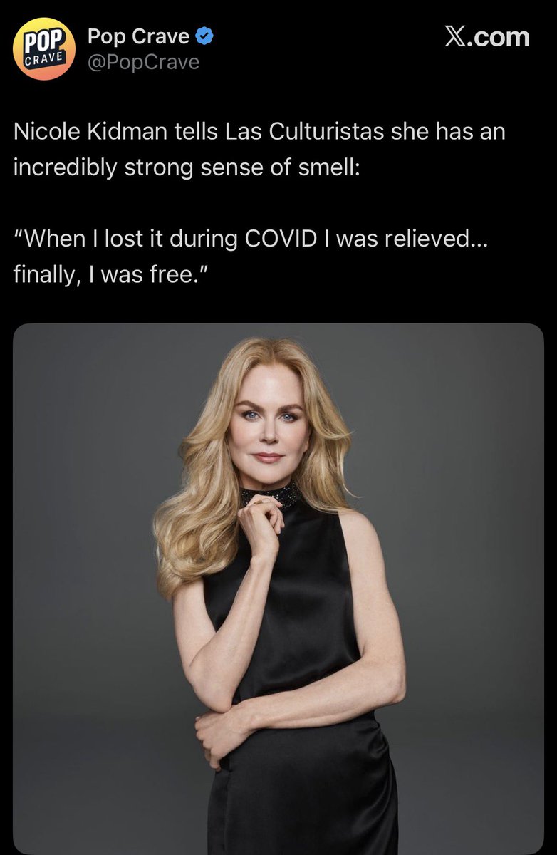 Nicole Kidman tells Las Culturistas she was neither born nor shall she ever die: 

‘My salvation will only come when the universe itself ceases to exist’