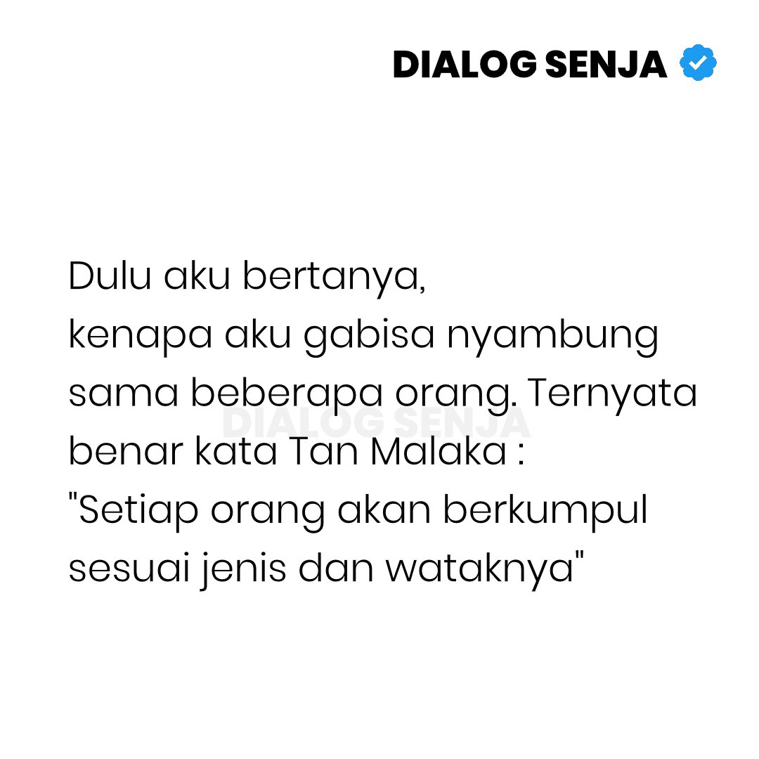Dialog Senja tweet media