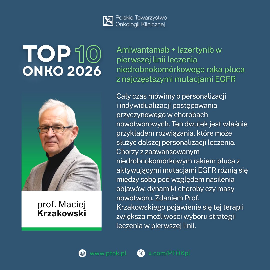 Polskie Towarzystwo Onkologii Klinicznej tweet media