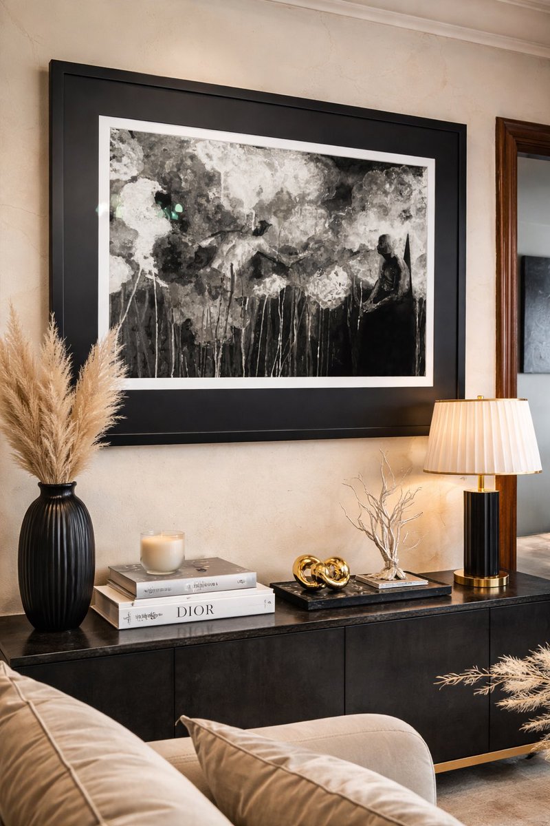 JPerrisco's tweet image. Minimalismo, contraste y presencia.
El tipo de arte que convierte una casa en algo extraordinario.

#LuxuryInterior #InteriorDesign #ModernDecor #perrisco #LuxuryHomes
