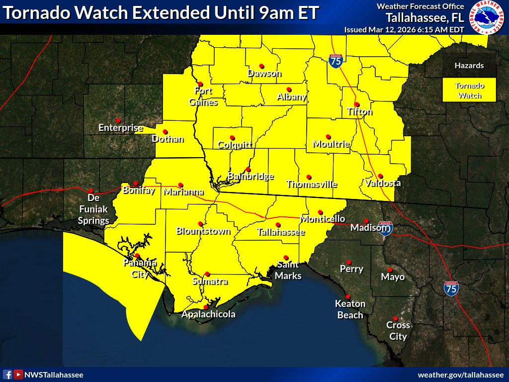 NWS Tallahassee tweet media
