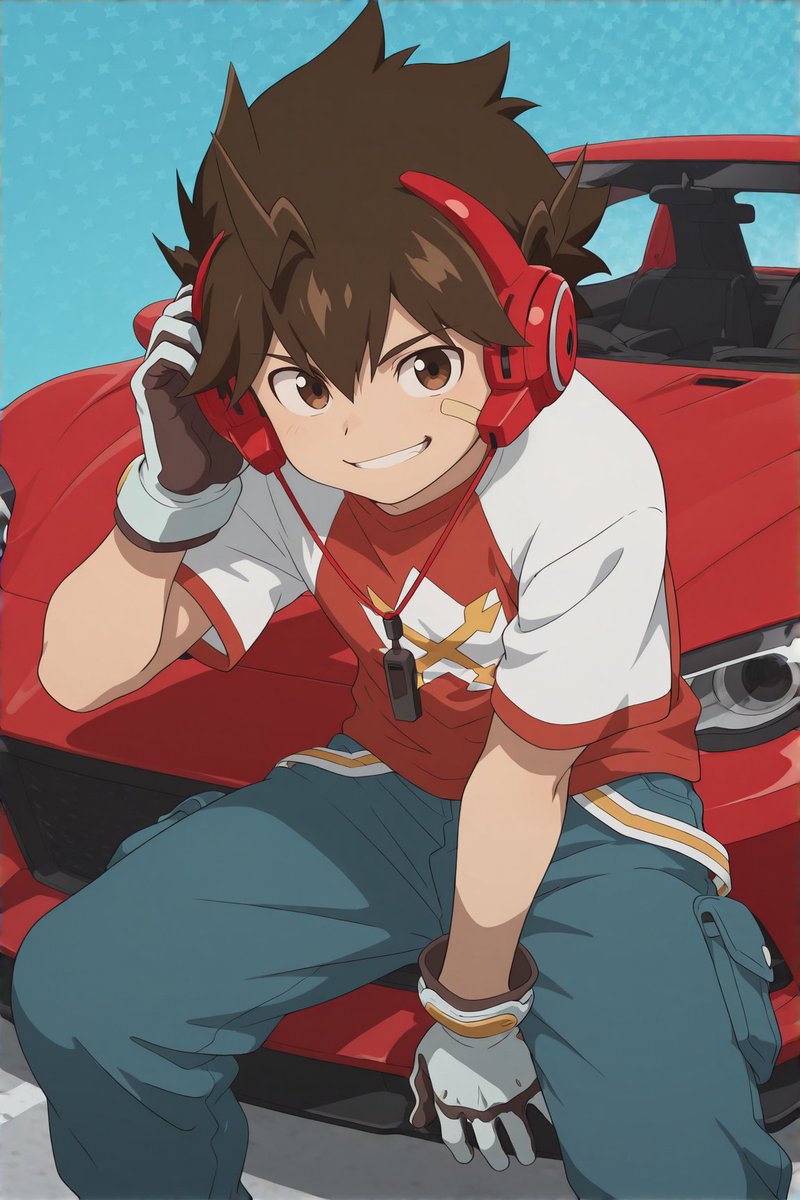PPCu_AI's tweet photo. 🏎
Kakeru Todoroki - Chōsoku Henkei Gyrozetter 
轰驱流 - 超速变形螺旋杰特
#AIart #AIBL部 #AIイケメン部 #yaoi #gay #NSFW #R18 https://t.co/36czo7XPsi