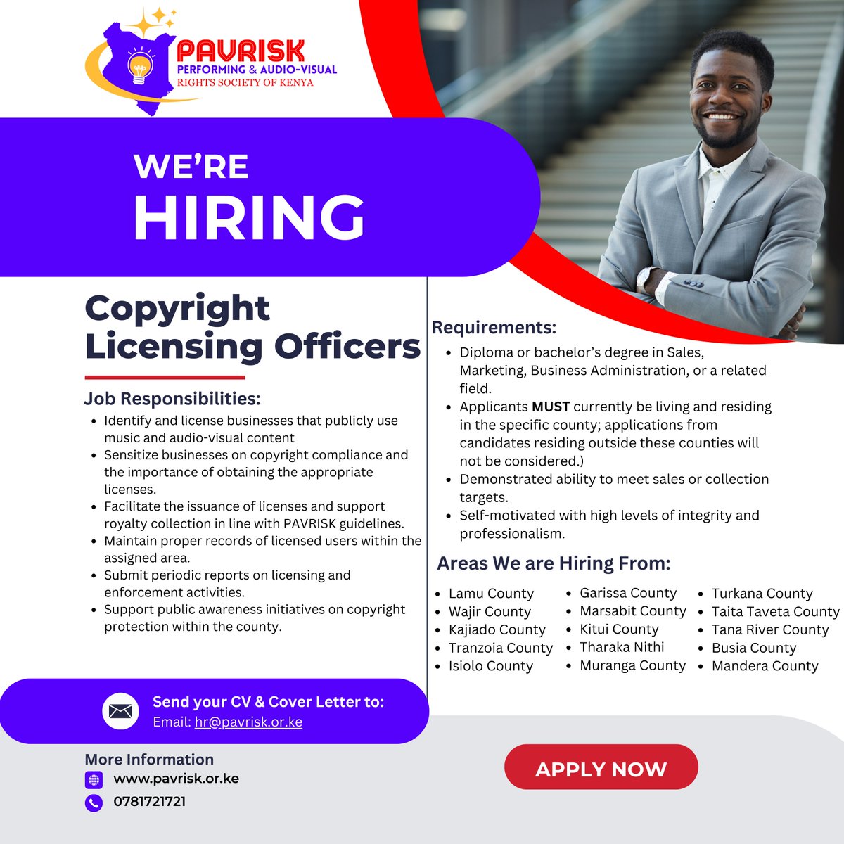 Performing &Audio-Visual Rights Society of Kenya tweet media