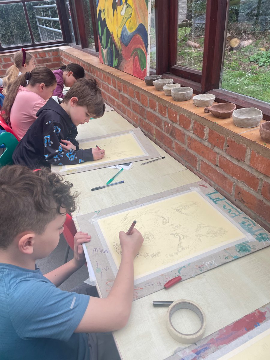 StEdwards_C3's tweet photo. We are doing an amazing job with our art work this morning! https://t.co/EkkXlFxMTh