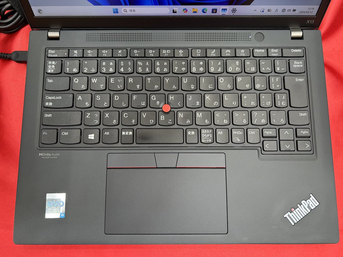 PCcomfullAKB4's tweet photo. 今週の秋葉原4号店限定セール!
③【ThinkPad X13 Gen2】
状態の良い11世代ノート!
マットな質感で高級感ありの外観✨MIL規格クリアの頑丈さで、持ち運び安心!
また、キーの打感が良く、事務作業捗る♪プログラマーにも人気の1台です🤗
10台限定!
#lenovo #thinkpad #x13gen2 #秋葉原 https://t.co/hSz5uZNRuj